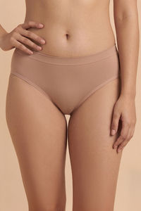 Zivame Medium Rise Full Coverage Seamless Hipster Panty (Pack of 3) - Multicolor — thumbnail 2